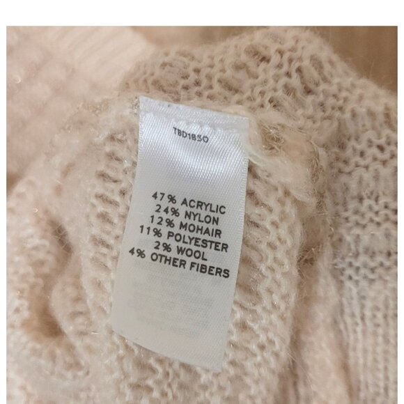 Hinge Sweater with Ribbon Tie. Size M - Picture 4 of 5